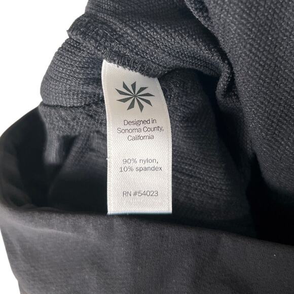 Athleta Nylon Size 10 Black Activewear Spandex Stretch Pants - Picture 3 of 7